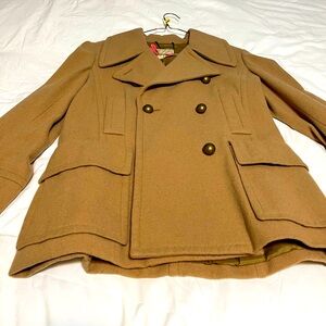 Generally worn wool coat